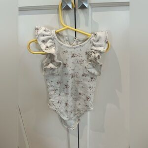 Jamie Kay Floral Ruffle Sleeve Kids One Piece 12m